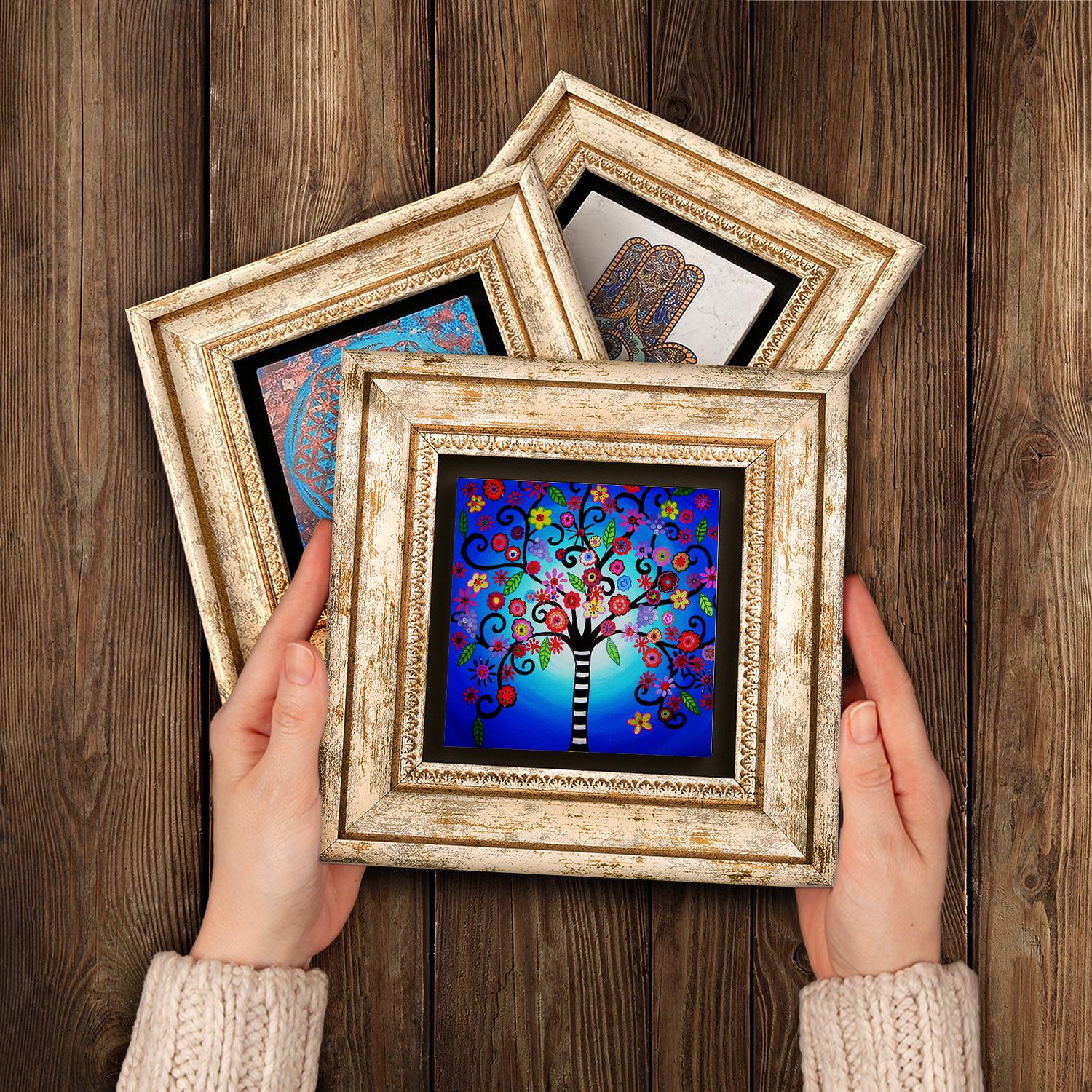 Tree Of Life Trio 2 Stone Wall Art - Set Of 3 | Artistry Home