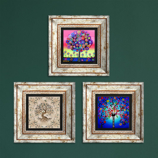 Tree Of Life Trio 2 Stone Wall Art | Artistry Home