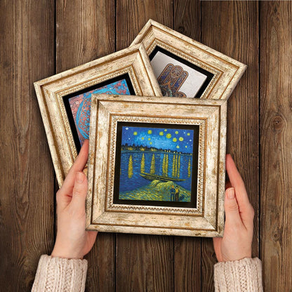 Van Gogh Trio Natural Stone Wall Art - Spiritual | Artistry Home