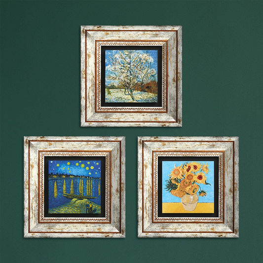 Van Gogh Trio Natural Stone Wall Art | Artistry Home