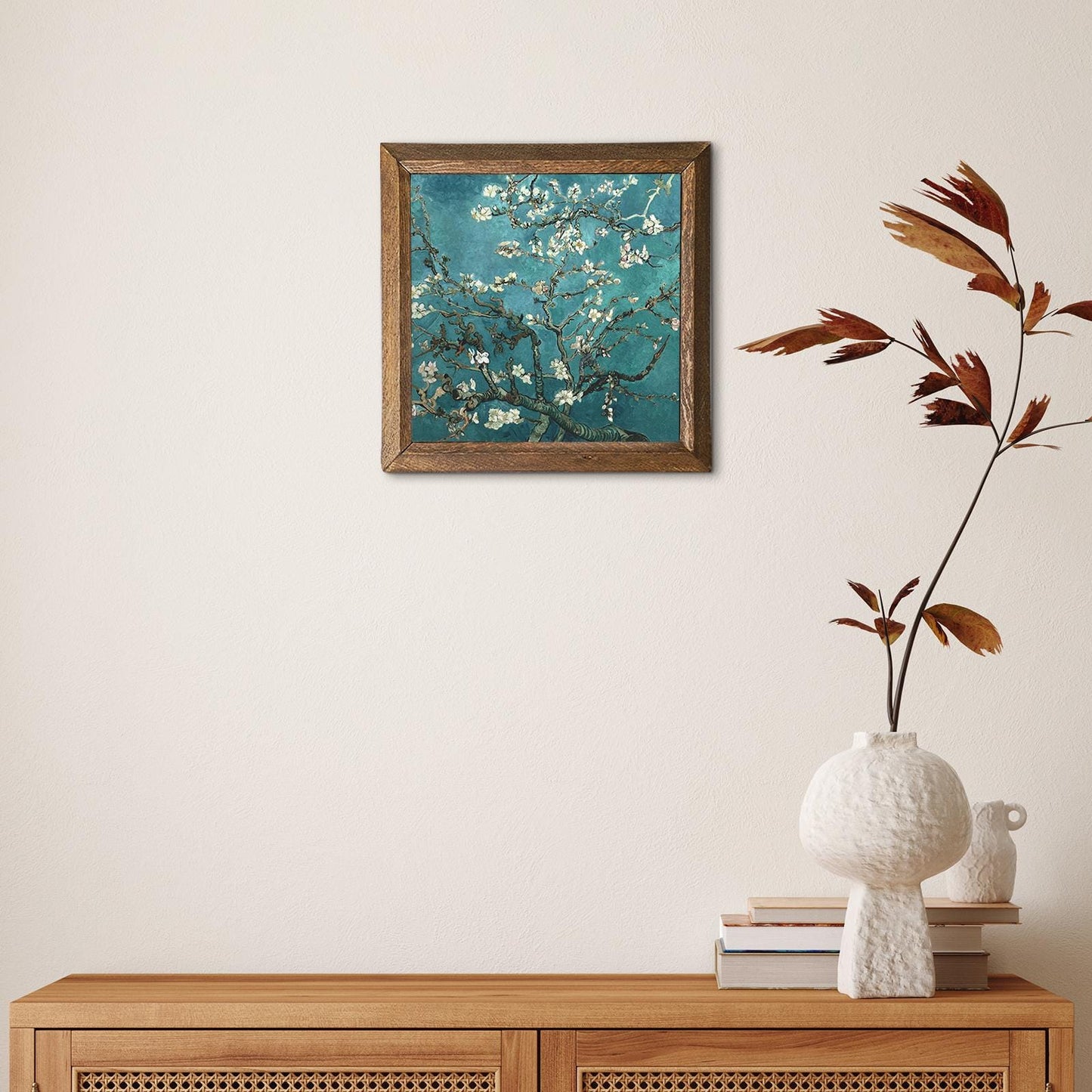 Van Gogh Almond Tree Stone Wall Art - Handmade | Artistry Home