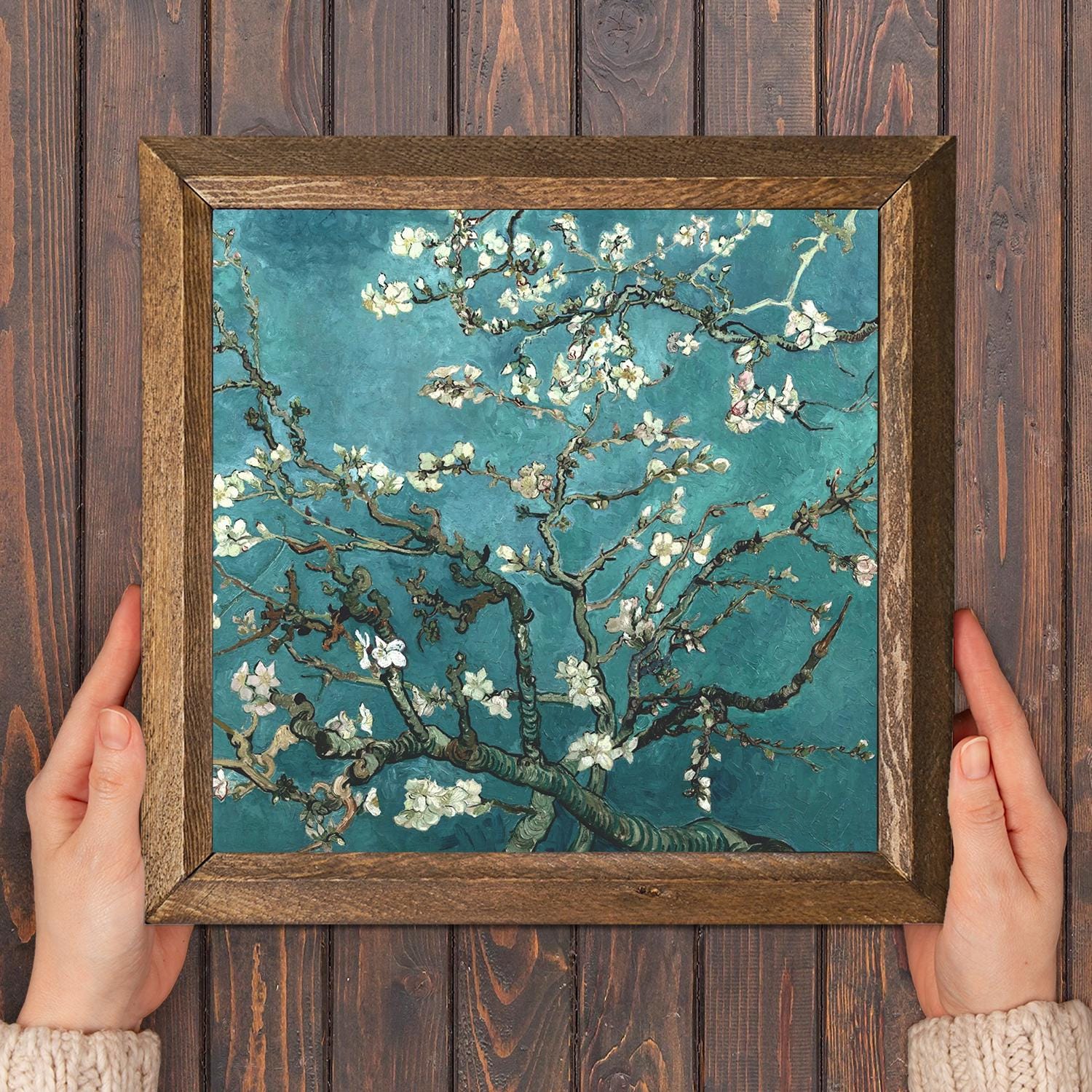 Van Gogh Almond Tree Stone Wall Art - Natural Stone | Artistry Home