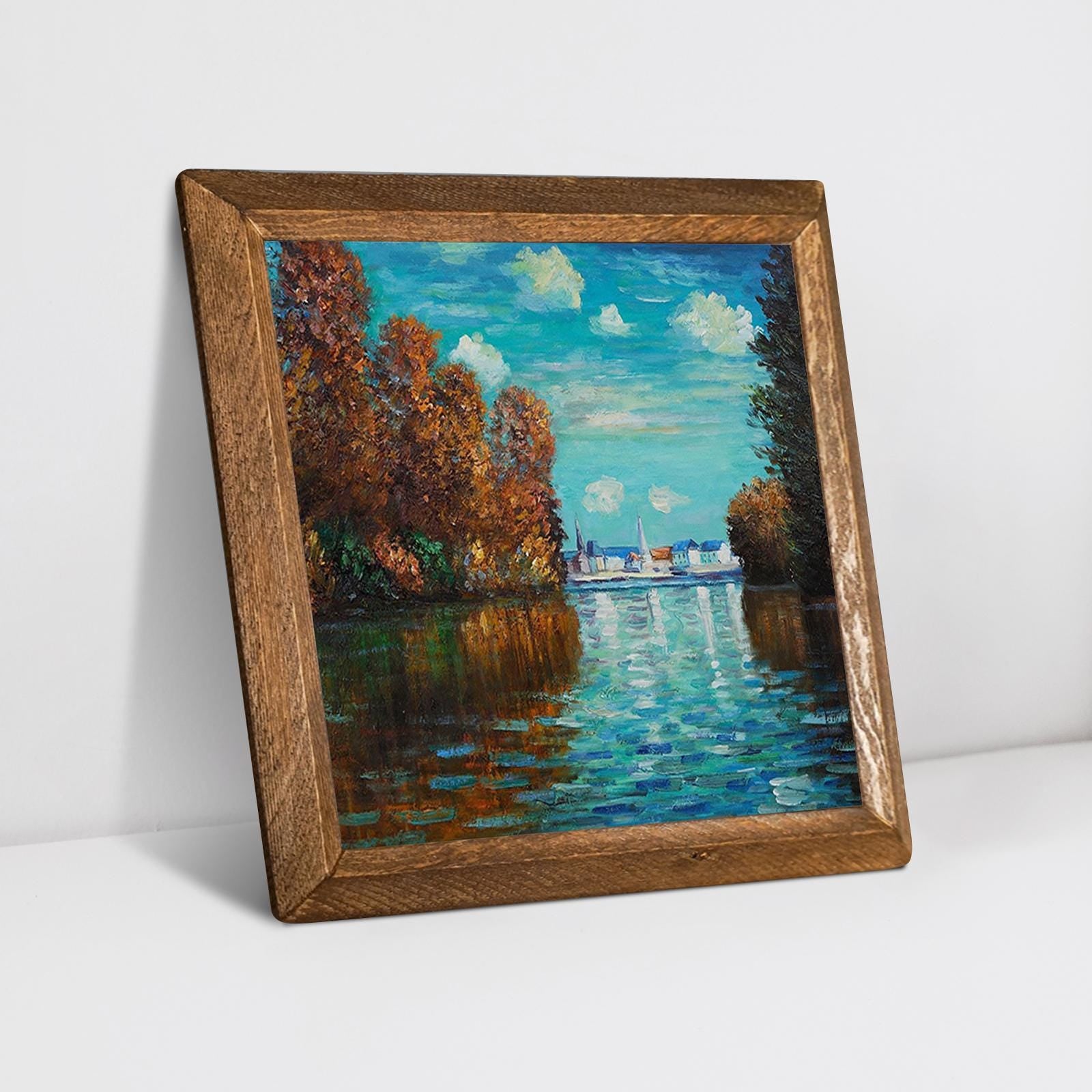 Claude Monet Autumn Effect Stone Wall Art - Nature | Artistry Home