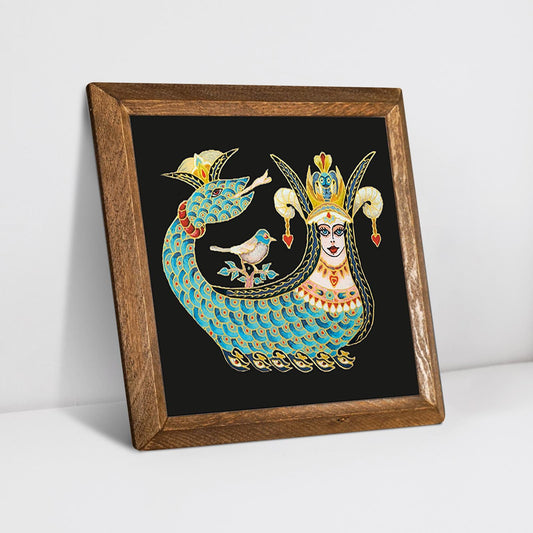 Lion Lizard Sahmeran Natural Stone Wall Art - Sahmeran | Artistry Home