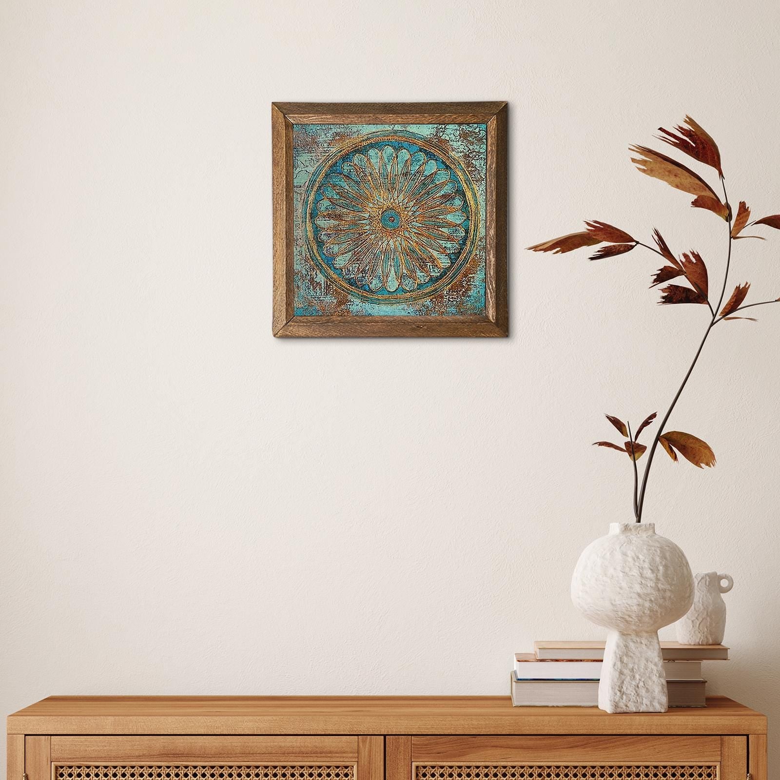 Flower Of Life Natural Stone Wall Art - Flower Of Life | Artistry Home