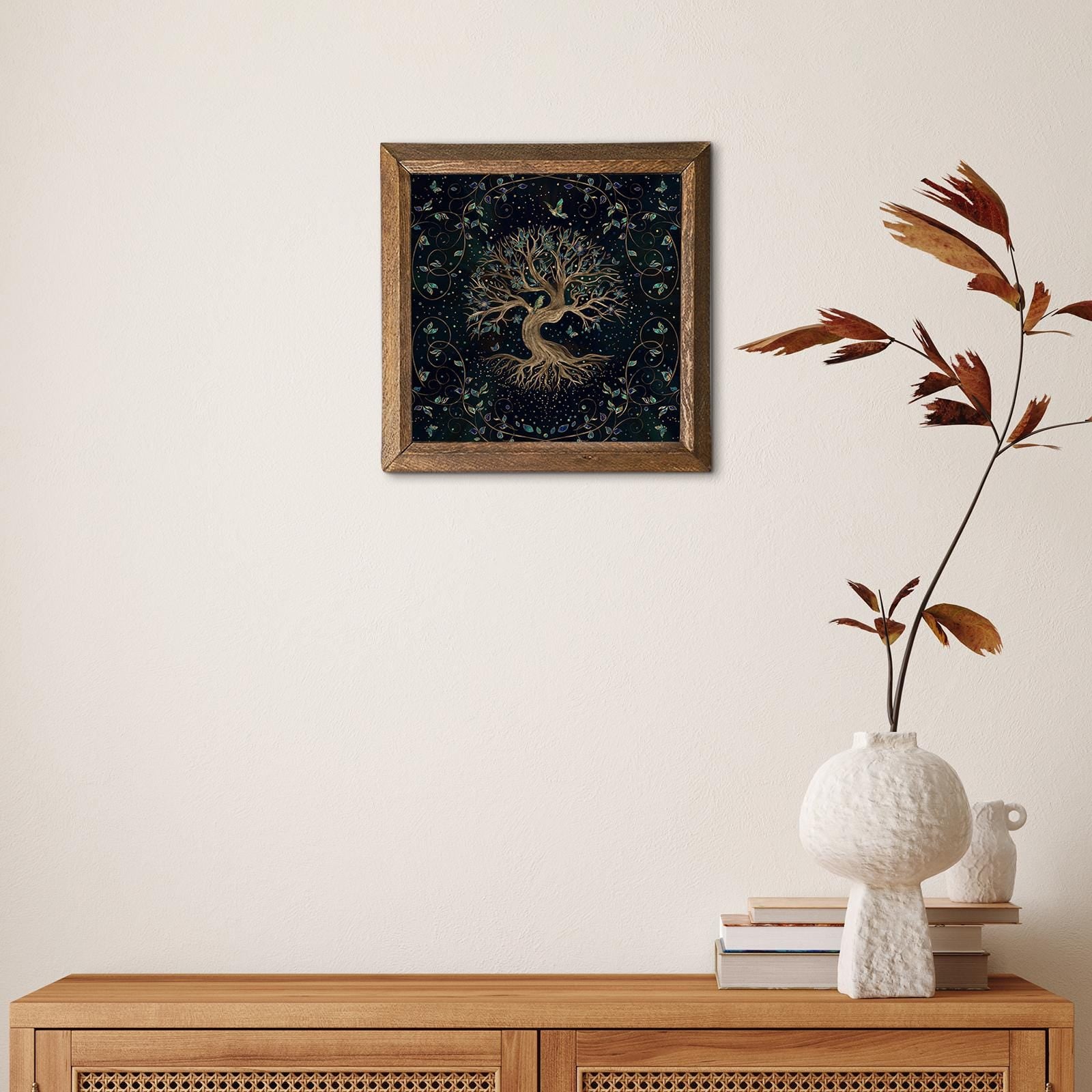 Tree Of Life Twilight Stone Wall Art - Natural | Artistry Home