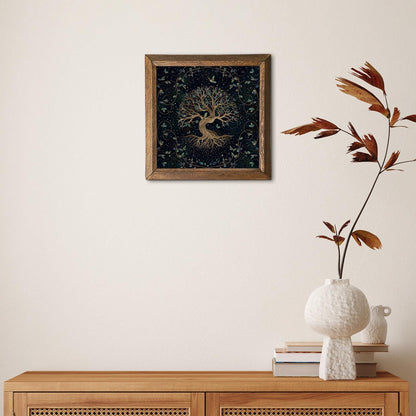 Tree Of Life Twilight Stone Wall Art - Natural | Artistry Home