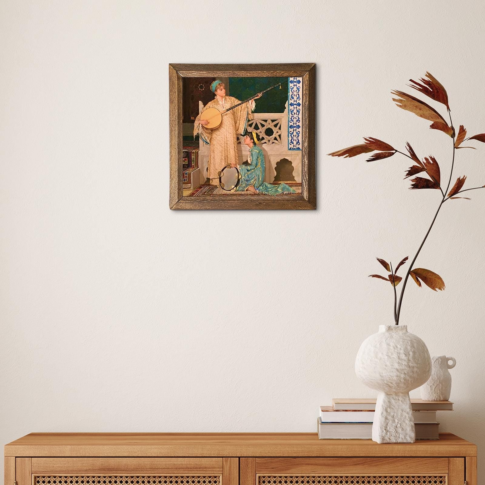 Two Musician Girls Natural Stone Wall Art - Music | Artistry Home