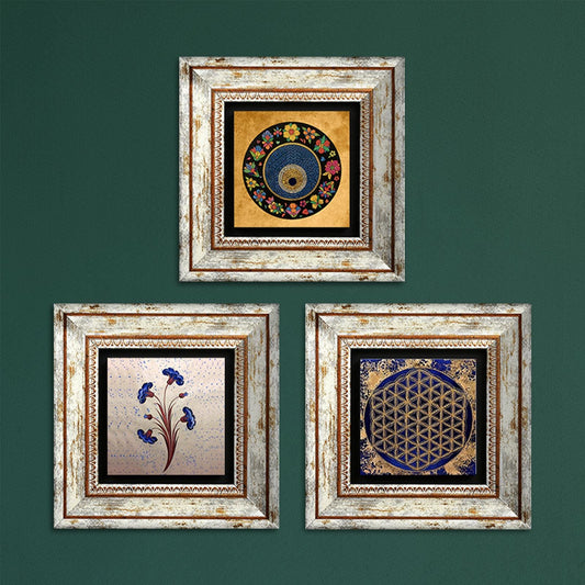 Marble Art Trio Natural Stone Wall Art | Artistry Home