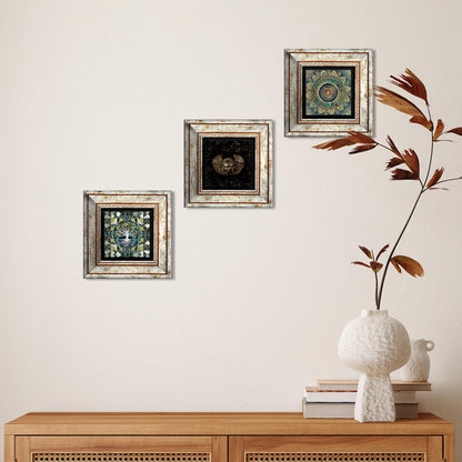Eye Of Horus Trio Stone Wall Art - Eye Of Horus | Artistry Home