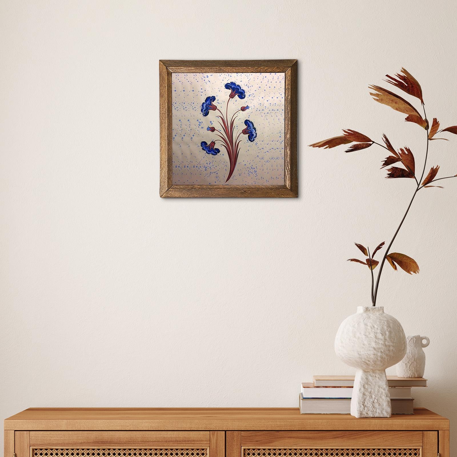 Marble Art Flower Natural Stone Wall Art - Handmade | Artistry Home