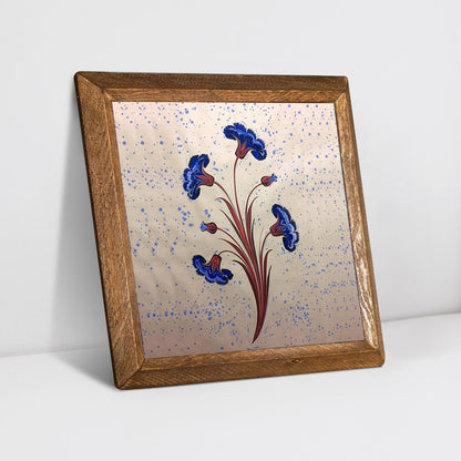 Marble Art Flower Natural Stone Wall Art - Nature | Artistry Home