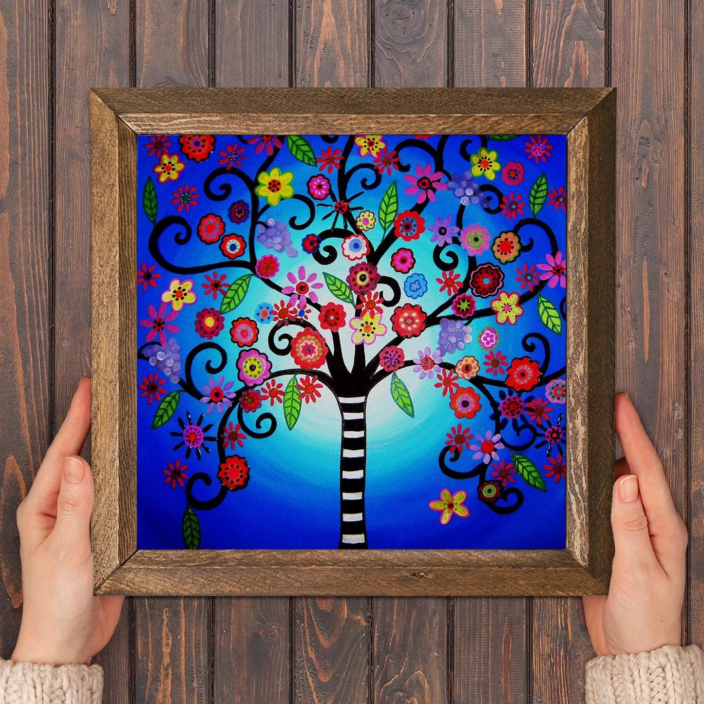 Tree Of Life Rainbow Stone Wall Art - Natural Stone | Artistry Home