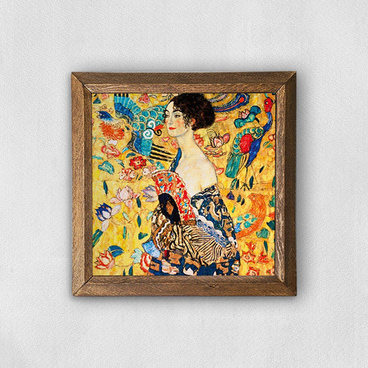 Gustav Klimt Art Lady Stone Wall Art | Artistry Home