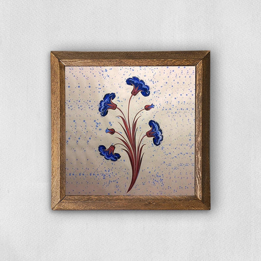 Marble Art Flower Natural Stone Wall Art | Artistry Home