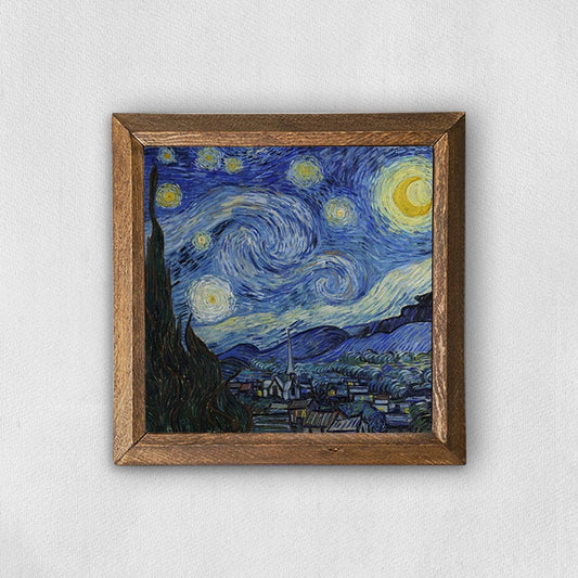 Van Gogh The Starry Night Stone Wall Art | Artistry Home