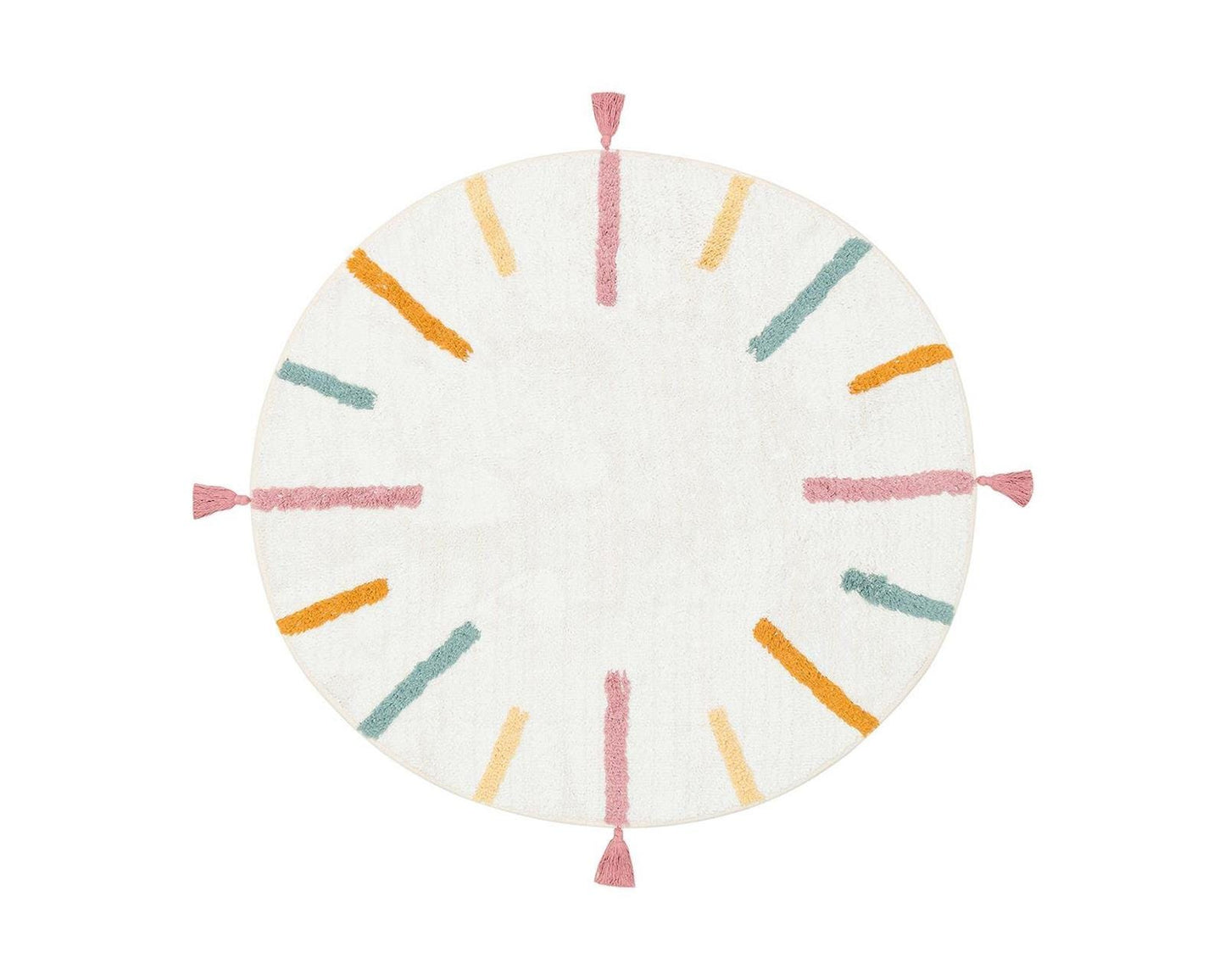 Cotton Boon Stripes Round Rug | Artistry Home