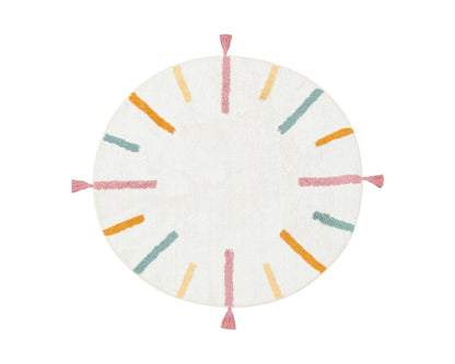 Cotton Boon Stripes Round Rug | Artistry Home