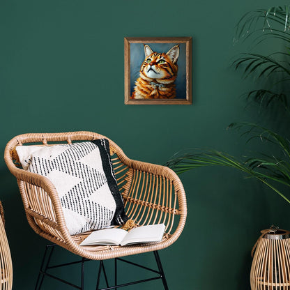 Golden Whiskers Natural Stone Wall Art - Floral Art | Artistry Home