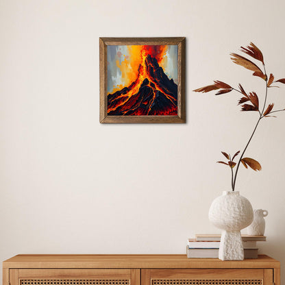 Volcano Natural Stone Wall Art - Botanical Wall Art | Artistry Home