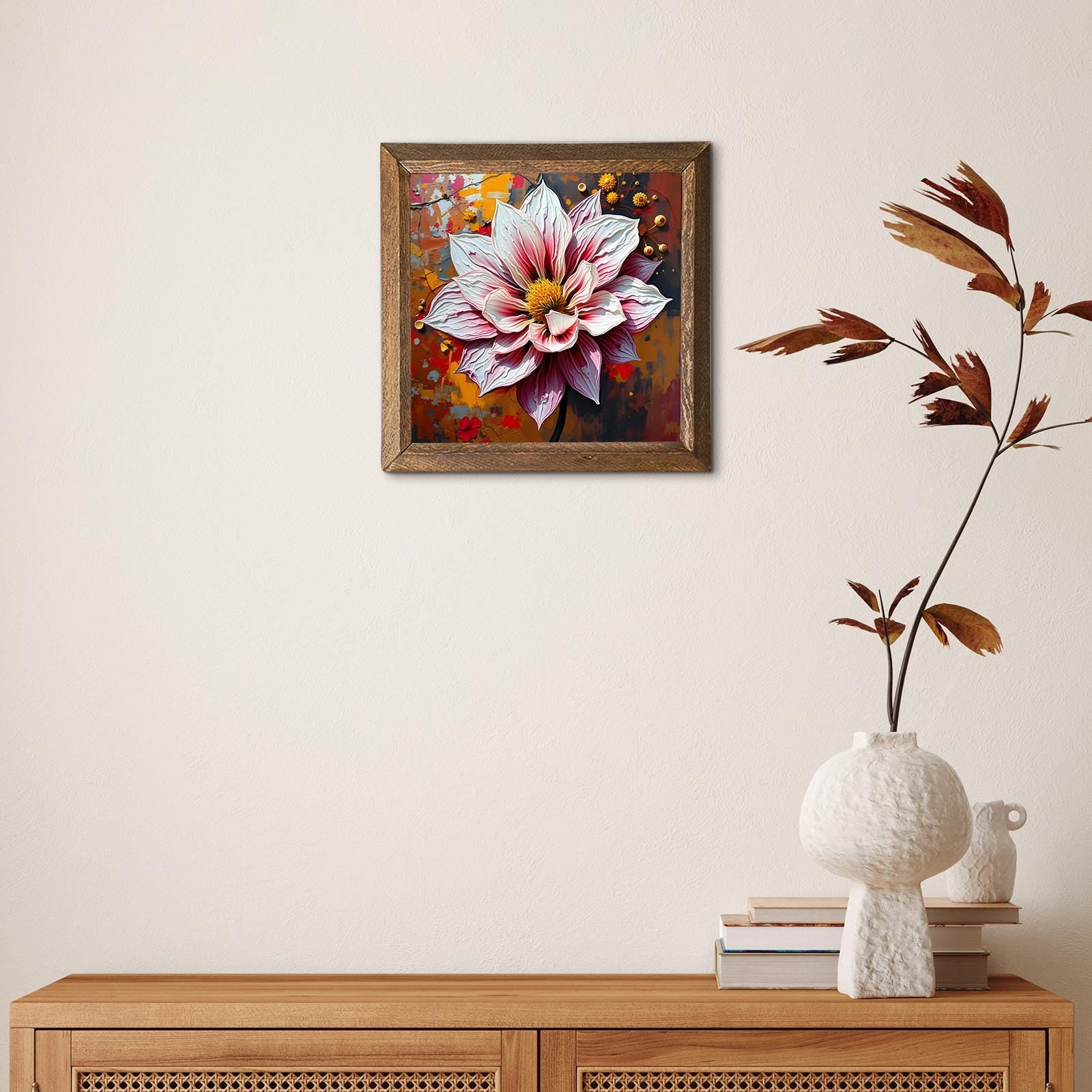 Full Bloom Natural Stone Wall Art - Botanical Wall Art | Artistry Home