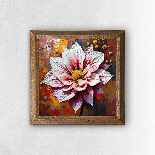 Full Bloom Natural Stone Wall Art | Artistry Home