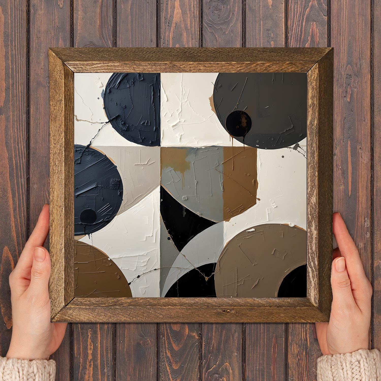 Abstract Echoes Natural Stone Wall Art - Botanical Wall Art | Artistry Home