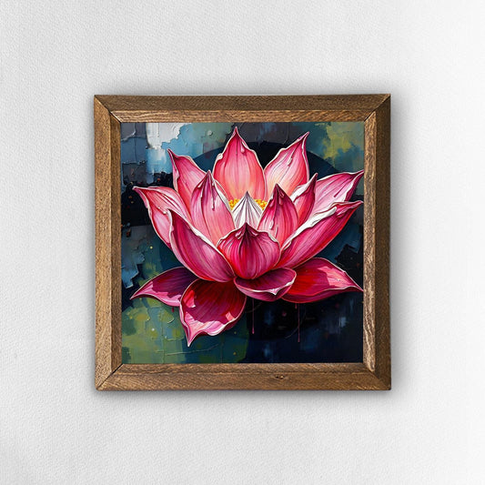 Lotus Of Light Natural Stone Wall Art | Artistry Home