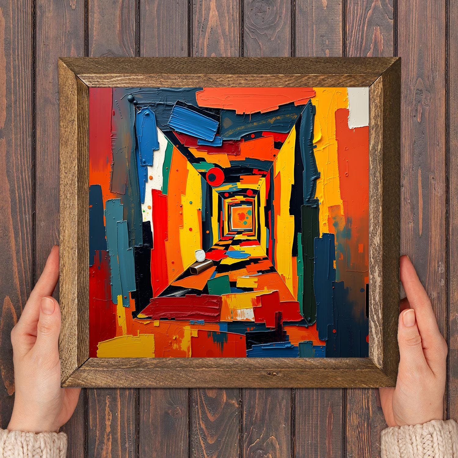 Mystic Natural Stone Wall Art - Colorful Wall Art | Artistry Home