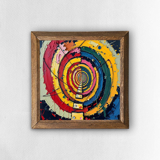 Vivid Helix Natural Stone Wall Art | Artistry Home
