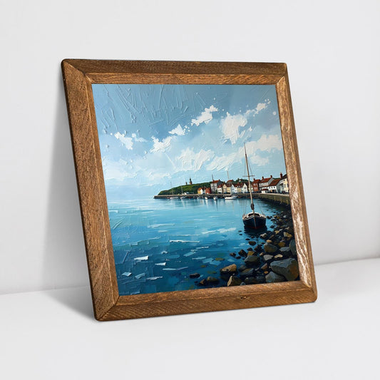 Sapphire Shores Natural Stone Wall Art - Ceramic Wall Art | Artistry Home