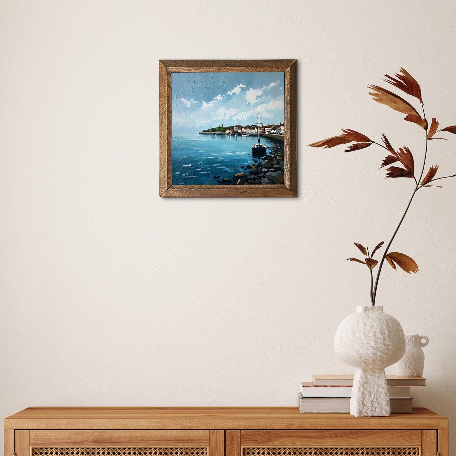 Sapphire Shores Natural Stone Wall Art - Botanical Wall Art | Artistry Home