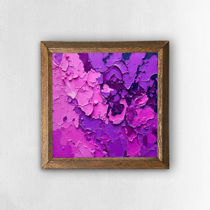 Deep Purple Natural Stone Wall Art | Artistry Home