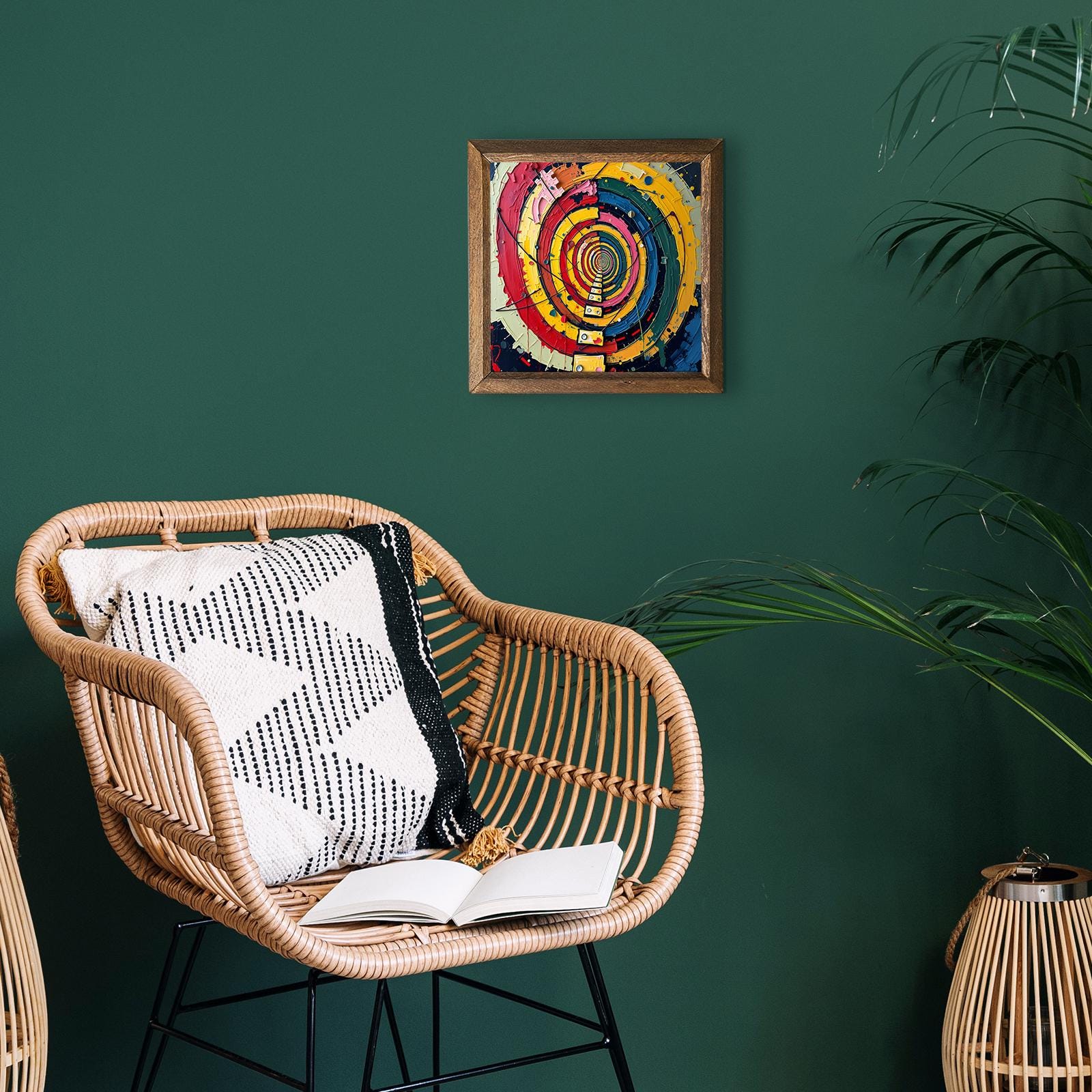 Vivid Helix Natural Stone Wall Art - Floral Art | Artistry Home