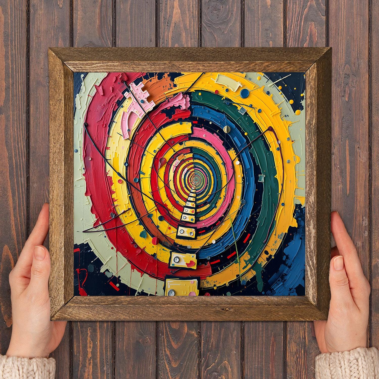 Vivid Helix Natural Stone Wall Art - Color Wall Decor | Artistry Home