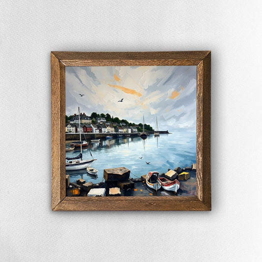 Bayside Glow Natural Stone Wall Art | Artistry Home