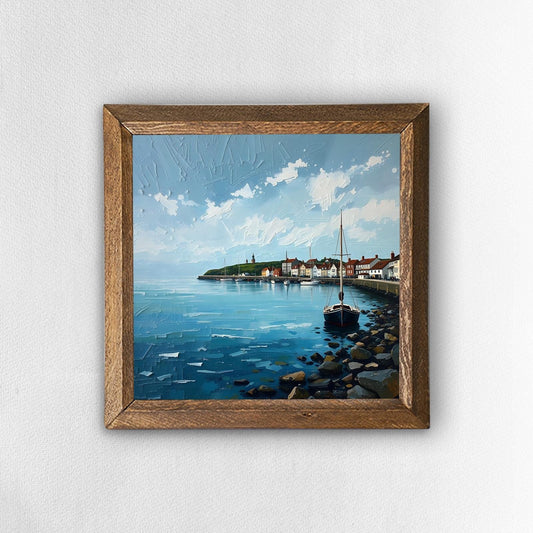Sapphire Shores Natural Stone Wall Art | Artistry Home