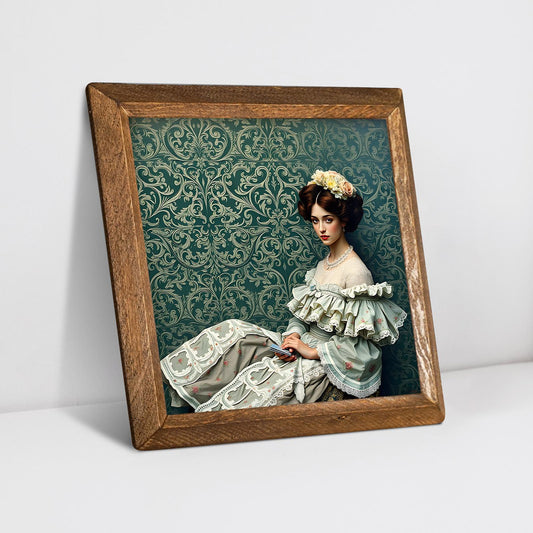 Elegance In Lace Natural Stone Wall Art - Ceramic Wall Art | Artistry Home