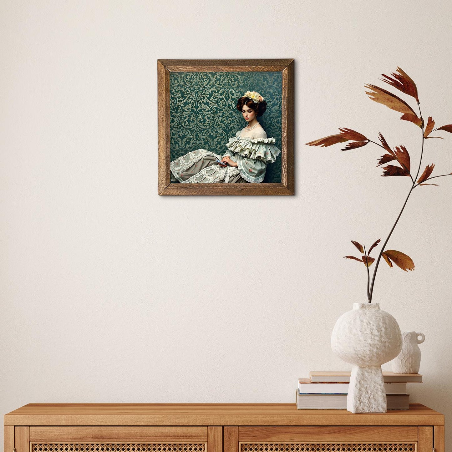 Elegance In Lace Natural Stone Wall Art - Botanical Wall Art | Artistry Home