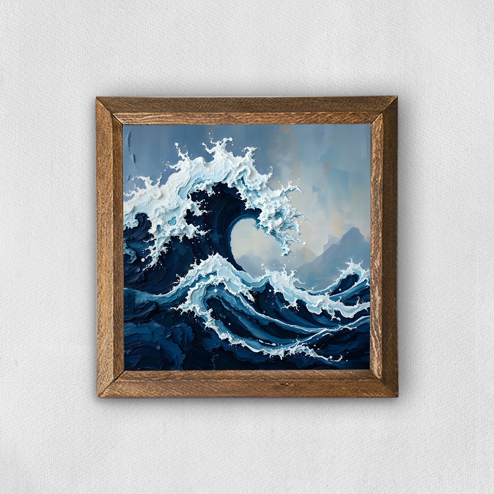 Wild Waves Natural Stone Wall Art | Artistry Home