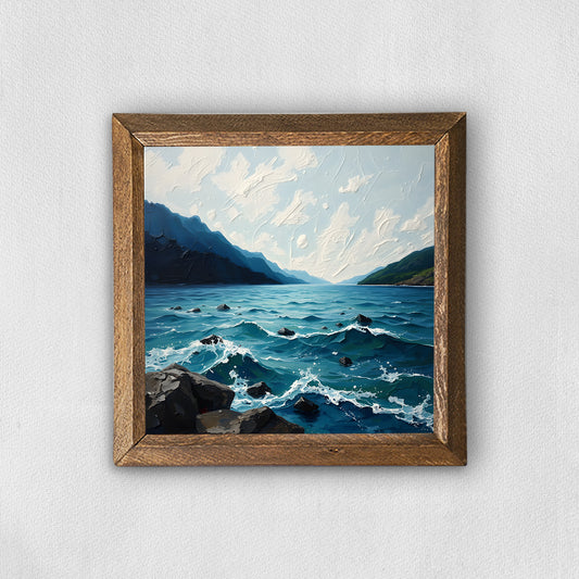 Calm Waves Natural Stone Wall Art | Artistry Home