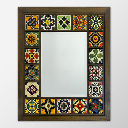 Festival Tile Mosaic Mirror 30 × 35 cm