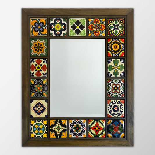 Festival Tile Mosaic Mirror 30 × 35 cm
