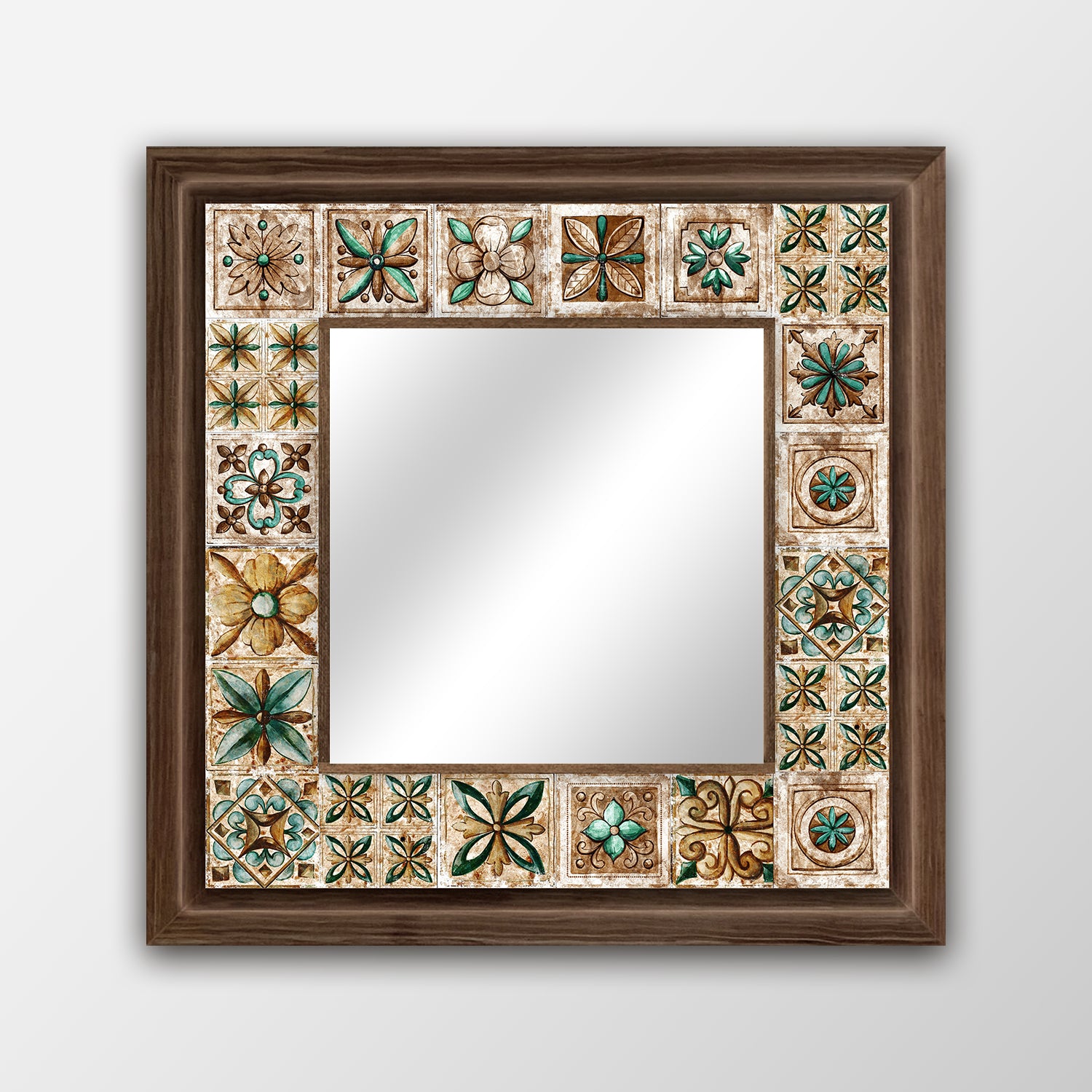 Mosaic I Square Mirror | Artistry Home