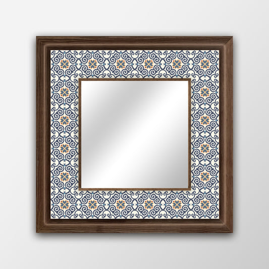 Marble Art Square Mirror | Artistry Home