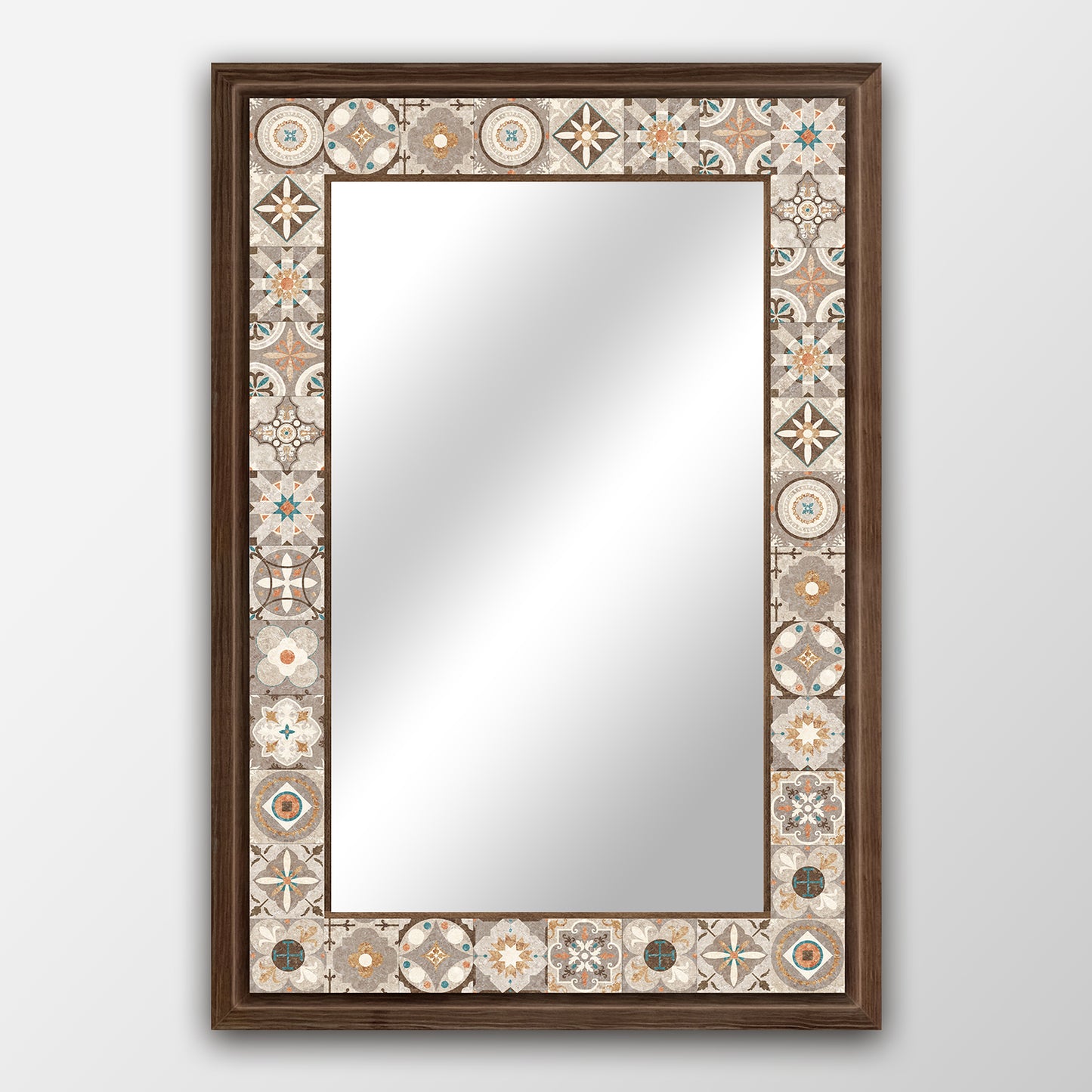 Rustic Tile Mirror | Artistry Home