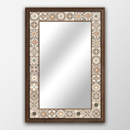 Rustic Tile Mirror | Artistry Home