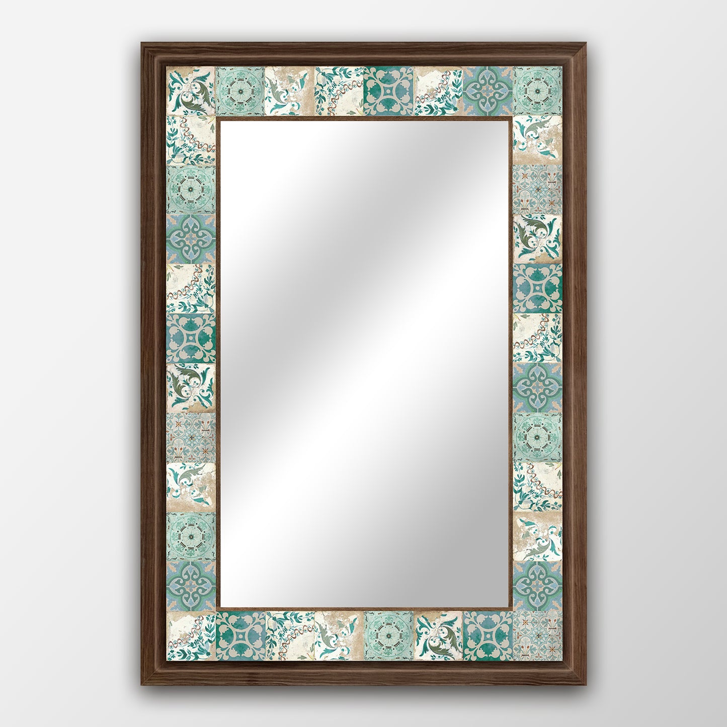 Green Tiles Mirror | Artistry Home