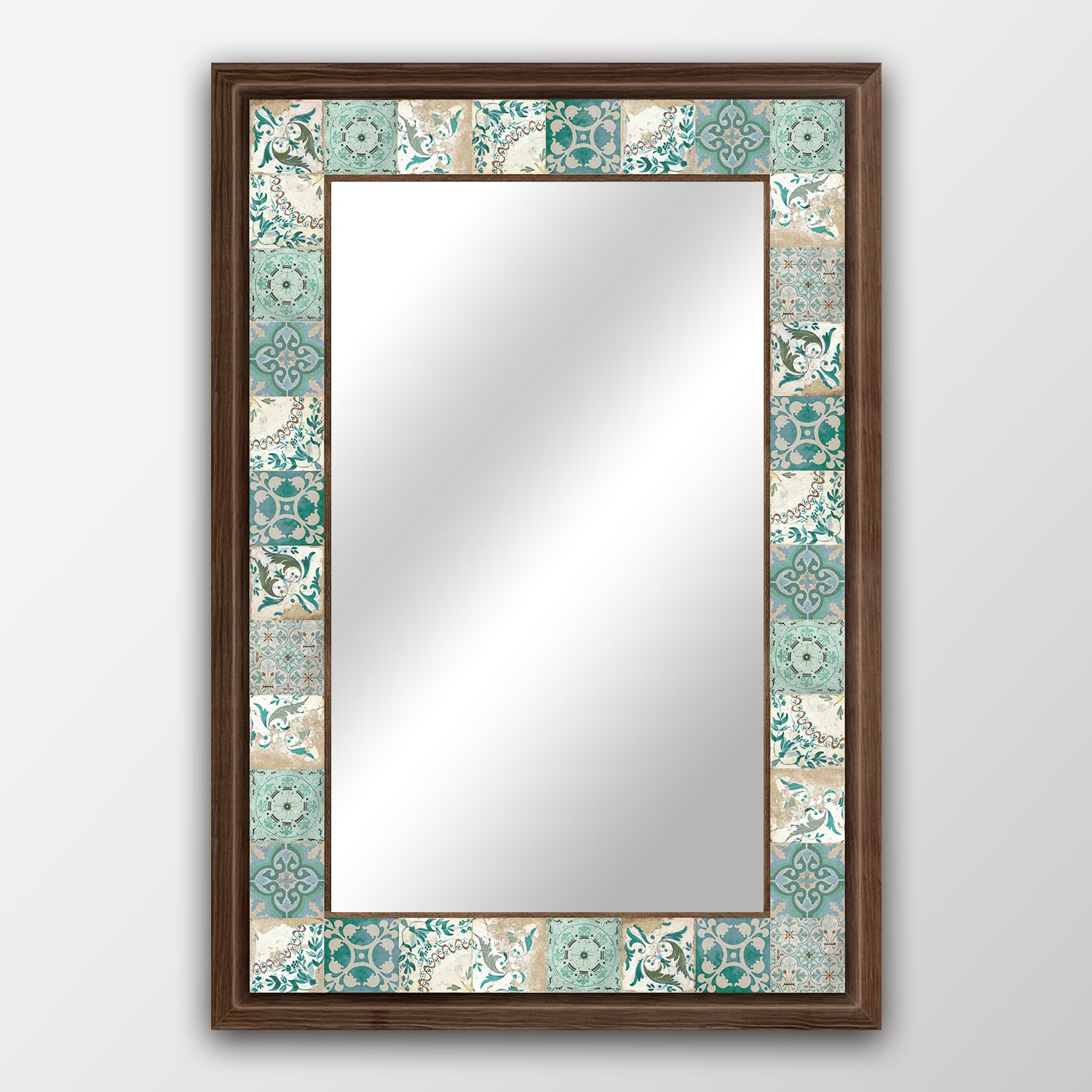 Green Tiles Mirror | Artistry Home