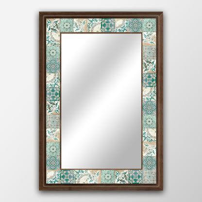 Green Tiles Mirror | Artistry Home